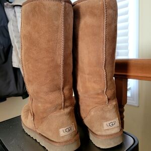 UGG Tan Suede Tall Boots